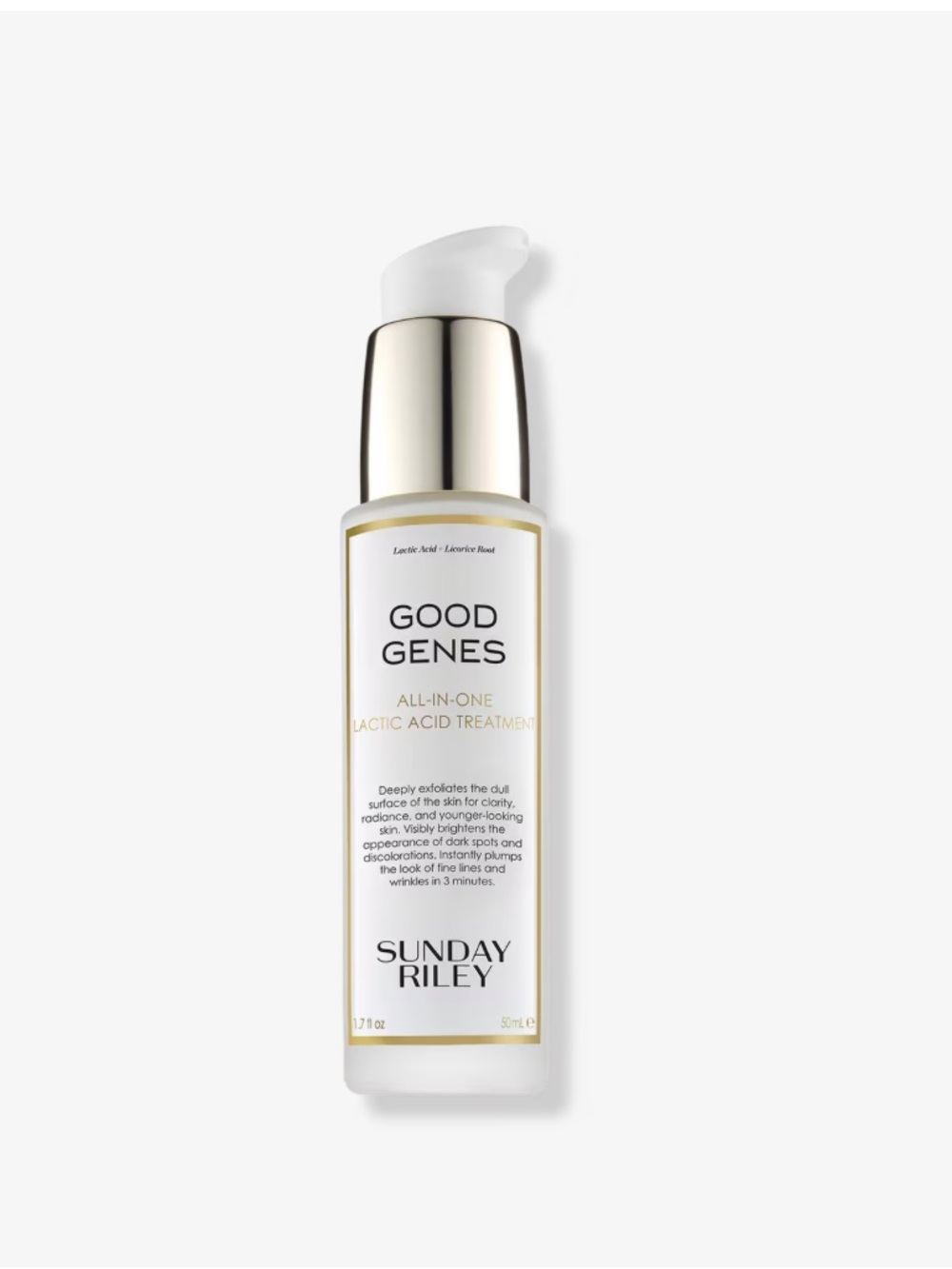 Sunday Riley Good Genes All In One Lactic Acid Treatment, NEW, 1 oz, MSRP $86